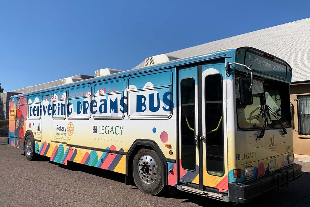 Delivering Dreams Buses